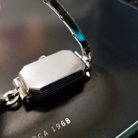 Antique Benrus 6 Jewels Lady's Watch Mechanical Art Deco WORKING ART DECO DESIGN - Picture 4 of 8